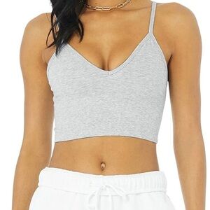 Alo Yoga Delight Bralette Gray